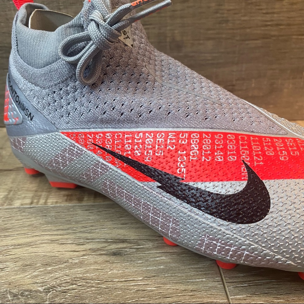 Nike JR Phantom VSN 2 Elite DF FGMG ‘Metallic Grey - Picture 3 of 7